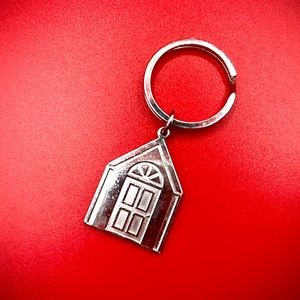 925 Silver Key Chain with an Old fashioned Key